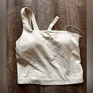 lululemon athletica Cream Crop Top